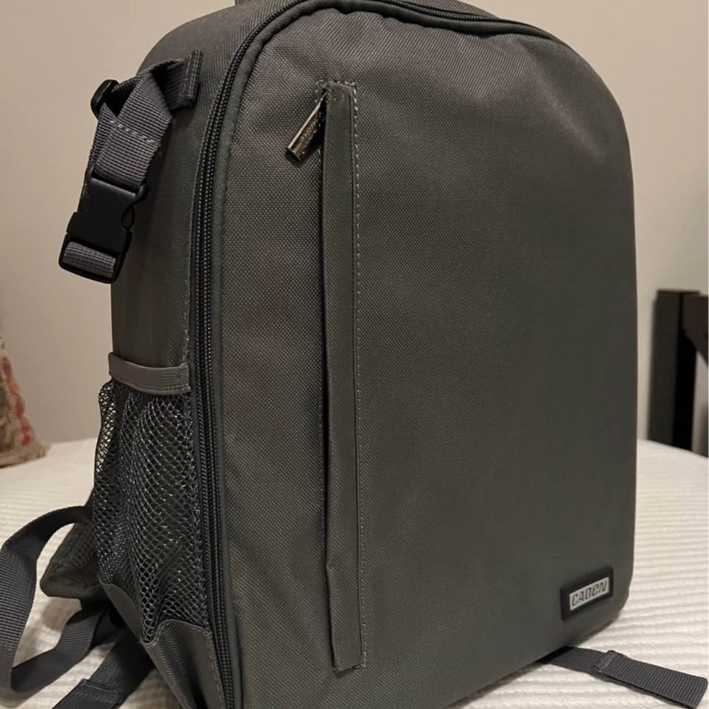 Gray Camera CADeN Backpack